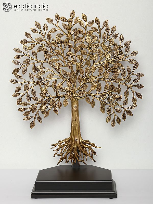 Brass Bodhi Tree | Handmade Home Decor Items | Made in India