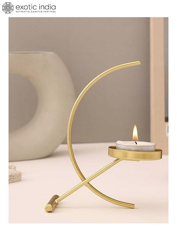 Brass Candle Stand | Home Altar Decor