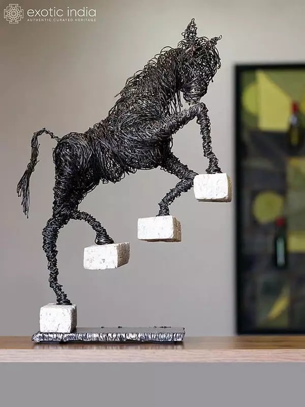 Jumping Horse | For Table And Home Decor | Handmade Item