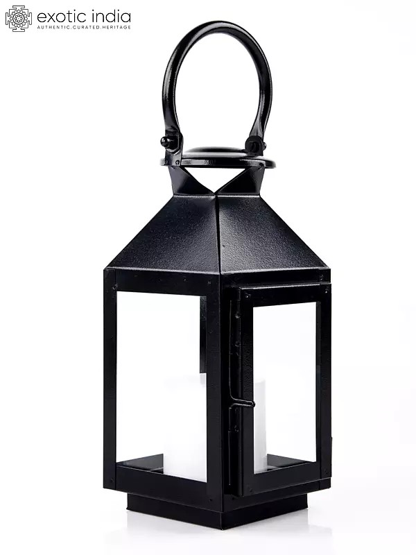Designer Decorative Lantern For Home | Iron And Glass