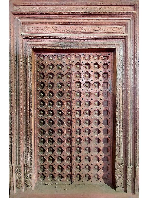 100" Large Designer Traditional Wood Main Door For Home