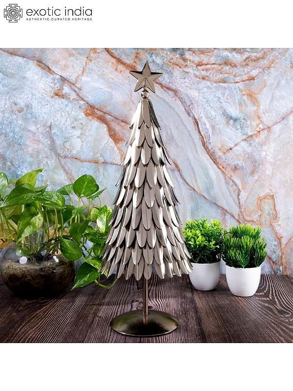 15" Iron Christmas Tree | For Home Decor