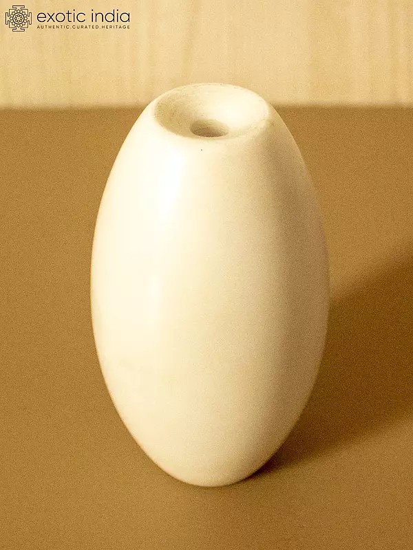 3" Small Marble Oval Vase | Home Decor Vase