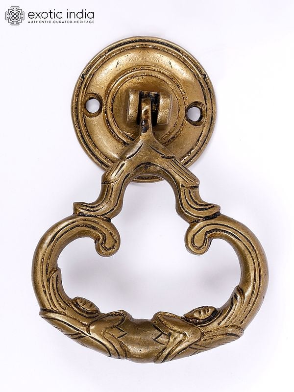 4" Designer Brass Door Knocker