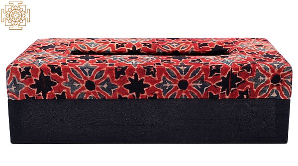 9" Floral Tissue Box | Handmade | Made in India