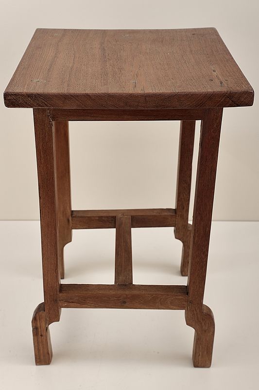 18" Wooden Stoo l Stool | Handmade | Made In India
