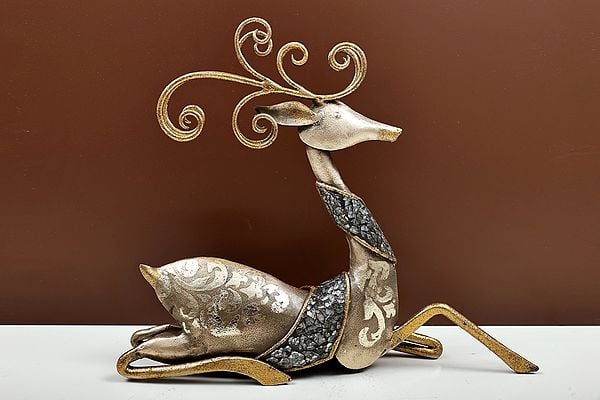 12" Handmade Decorative Reindeer