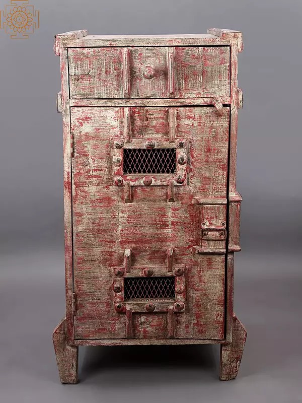 40" Vintage Wooden Cabinet | Handmade