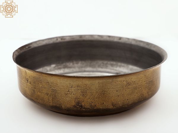 6" Brass Vintage Big Bowl | Kitchen and Dining Utensils
