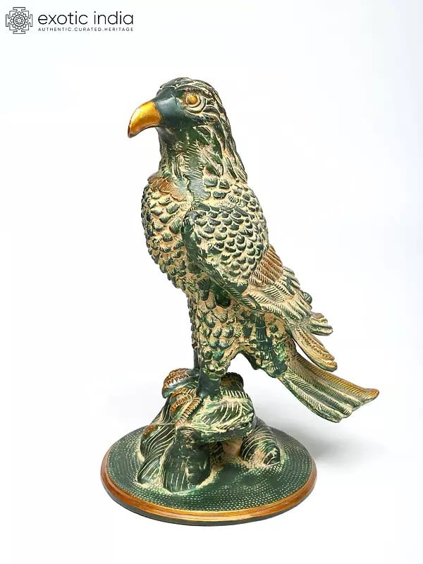 Brass Eagle Statue Showpiece | Home Decor