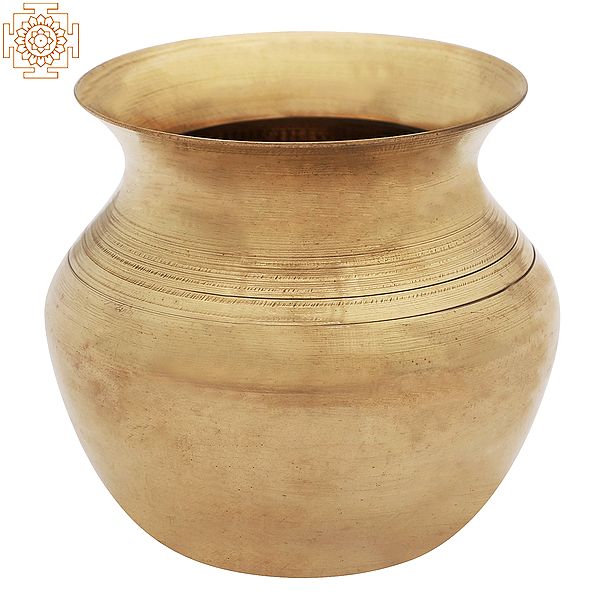 Small Brass Puja Kalash | Ritual Sacred Vessel