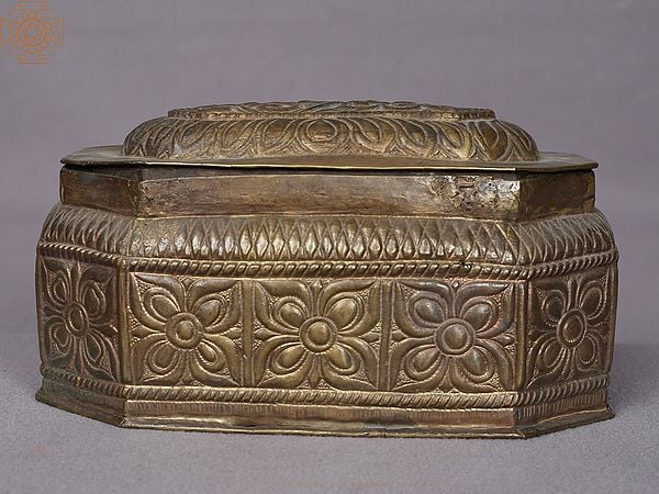 6" Copper Jewellery Box From Nepal