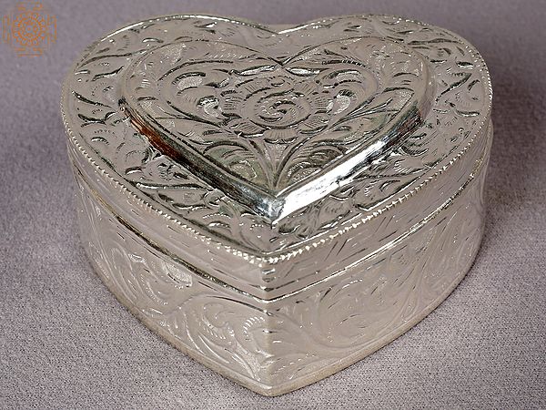 3" Silver Betel Box from Nepal