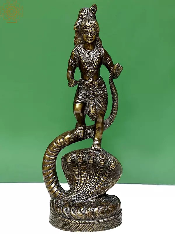 Brass Kaliya Krishna