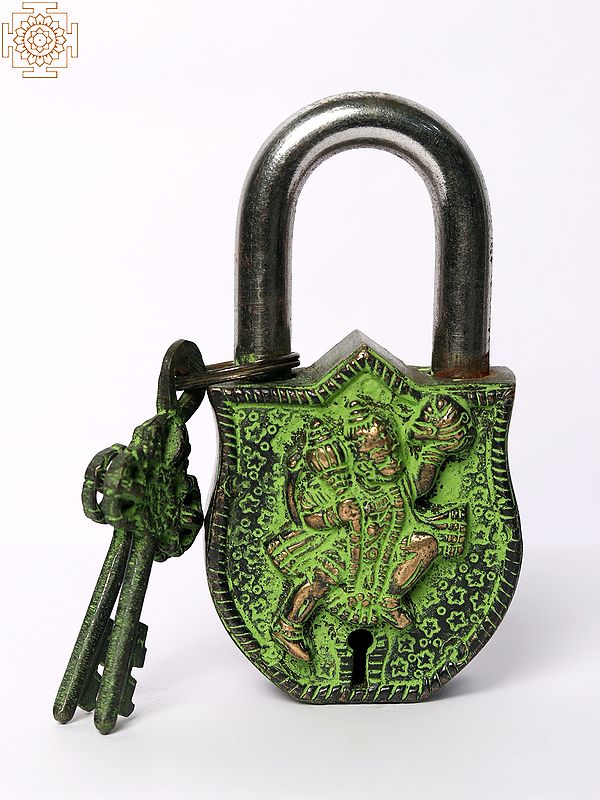 4" Lord Hanuman Design Lock