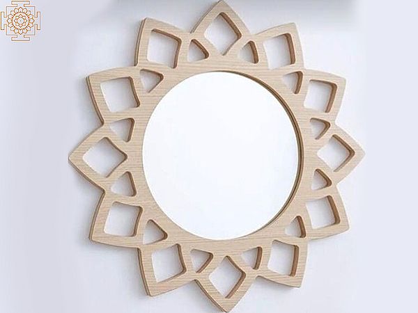 Lotus Design Mirror For Home Decor