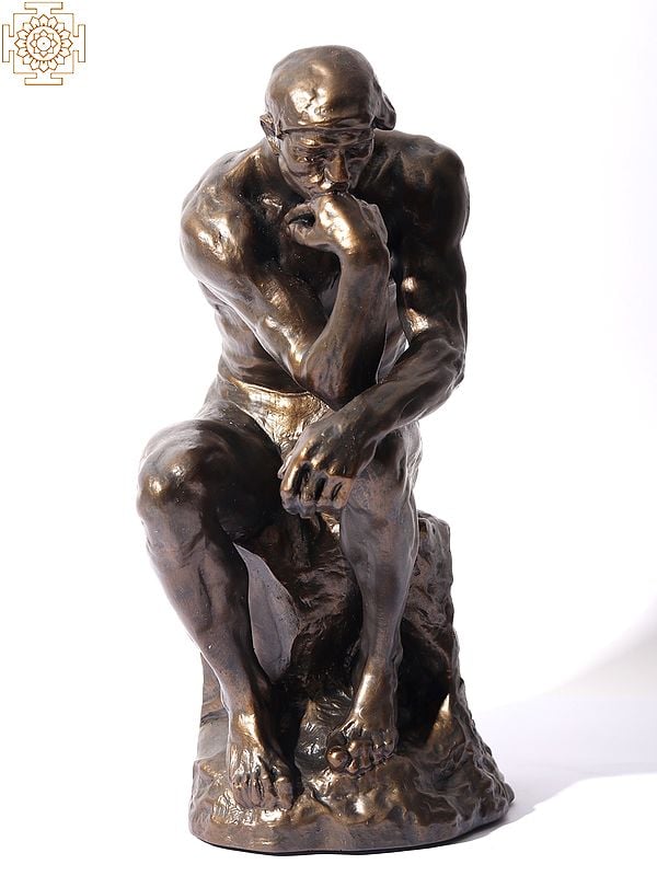 15" Auguste Rodin | The Thinker | Resin Sculpture