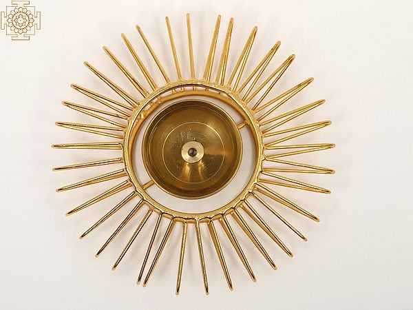 Designer Ritual Lamp (Diya) in Brass