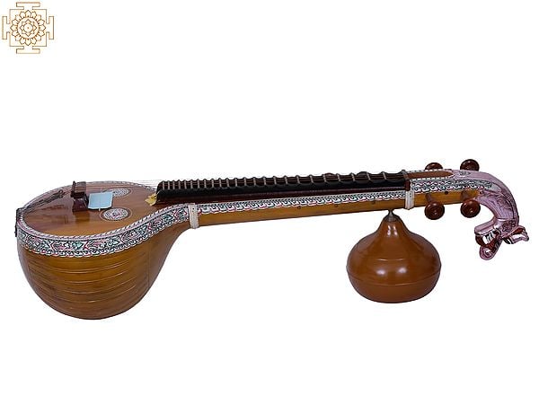 53" Jackfruit Wood Saraswati Veena | Musical Instrument