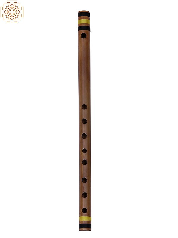 20" Bamboo Flute Musical Instrument Exotic India Art