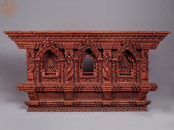 19'' Apasara Three Way Window | Nepalese Handicrafts