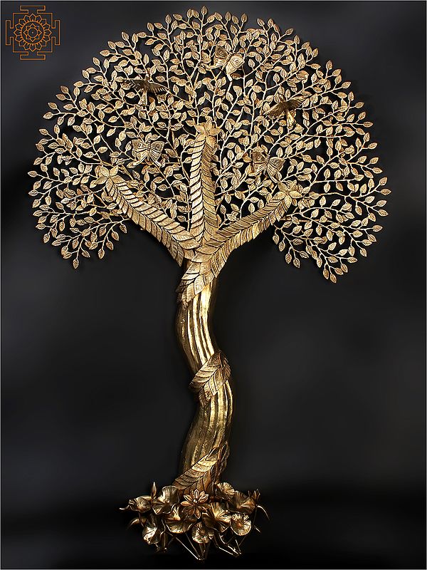 53" Large Tree of Life with Birds | Wall Mounted | Home Decor