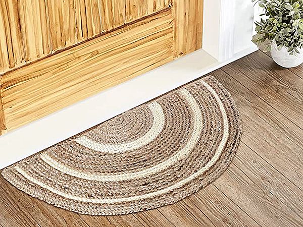 その他 jute rug 9991 circle Buy HOMEABLE Braided Jute Round Large Carpet Hand Woven Natural