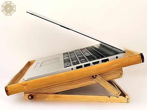 14" Bamboo Handmade Laptop Stand