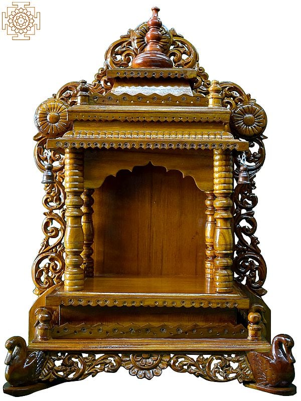 Large Hand Carved Mandapam (Temple) | Wooden Handicrafts
