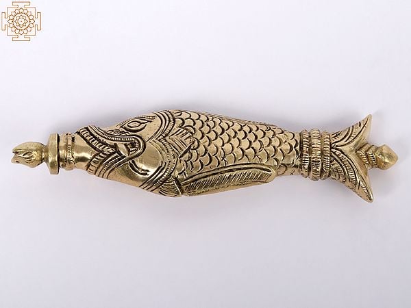 5'' Small Brass Decor Fish | Table Decor Piece