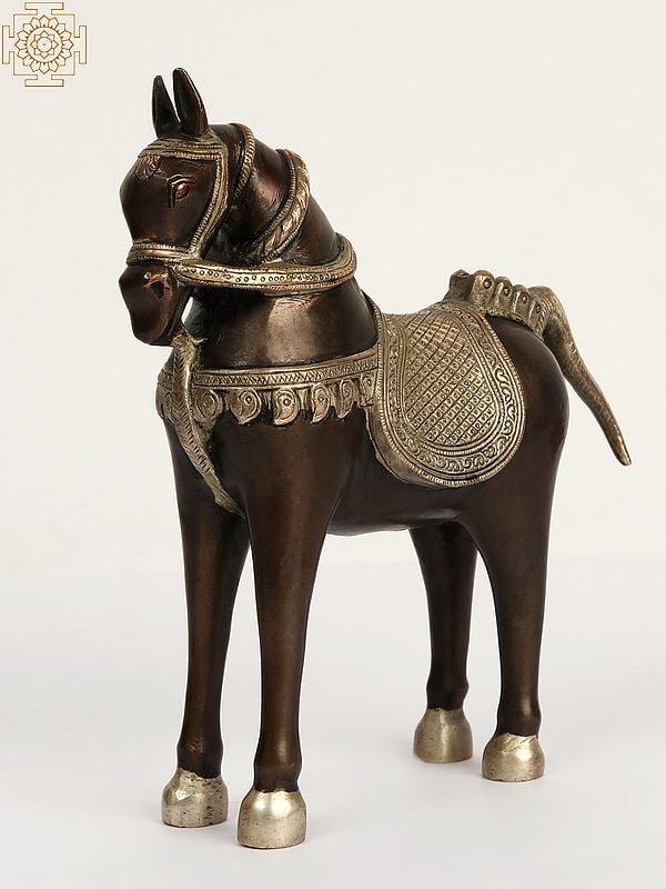 8" Brass Decorative Horse | Home Decor