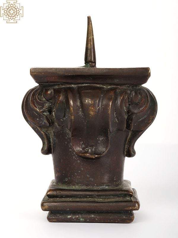 4" Small Bronze Candle Stand