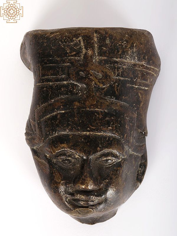 3" Small Decorative Head of The Pharaoh