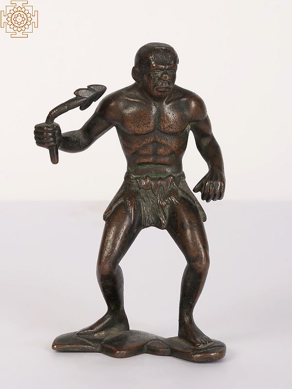 5" Small Early Man Statue | Home Decor