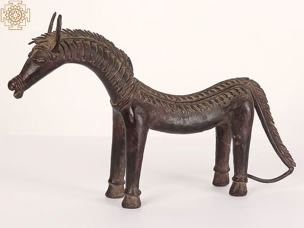 14" Stylized Tribal Horse | Decorative Showpiece | Home Decor