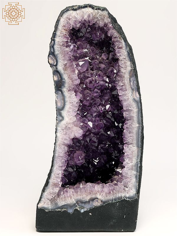 Purple Natural Amethyst Cathedral Geode Cave