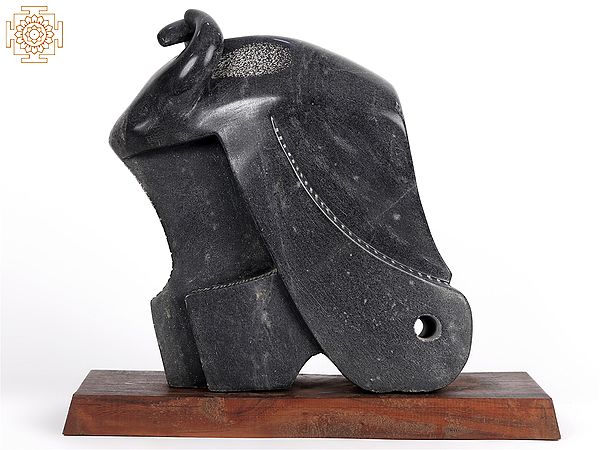 Bull Series 3 | Granite Stone Statue