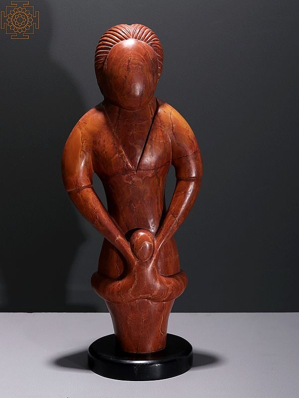 21" The Greatest Bond Mother and Child | Modern Art Sculpture