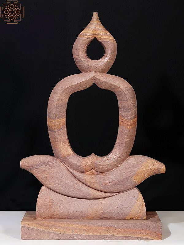 33" Stylized Buddha | Modern Art Sculpture