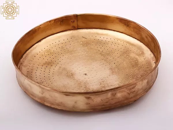 Copper Jalladai Plate | Sahasradhara Abhisheka Plate (Sieve)
