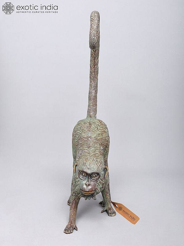 Balinese Monkey Brass Statue