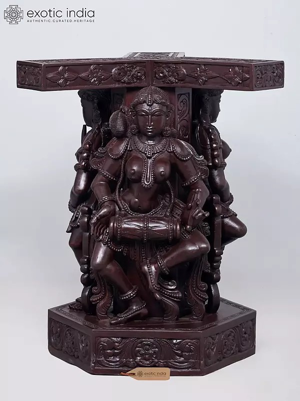 30" Musical Figure Wooden Table Base