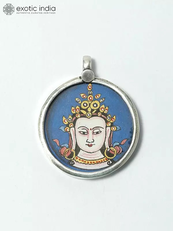 Buddhist Sterling Silver Pendant