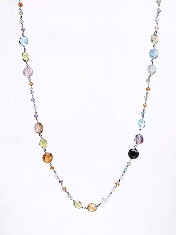 Faceted Multi Stone Necklace