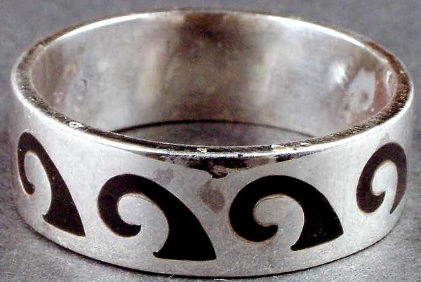 Black Onyx Inlay Ring