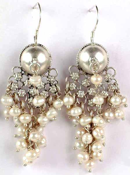 Designer Pearl Earrings