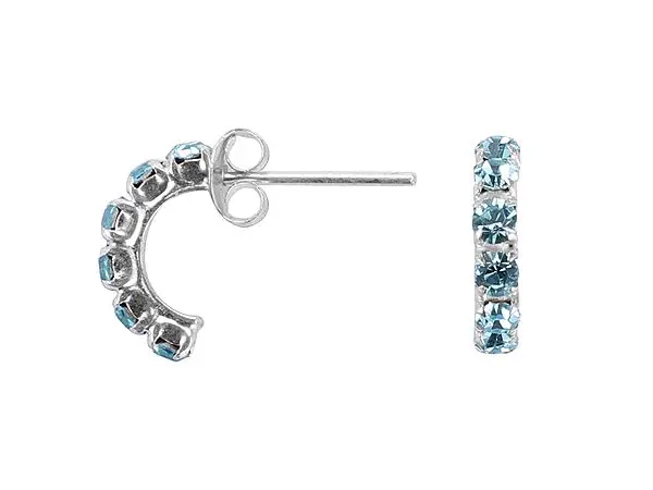 Cubic Zirconia Earrings | Sterling Silver Earrings