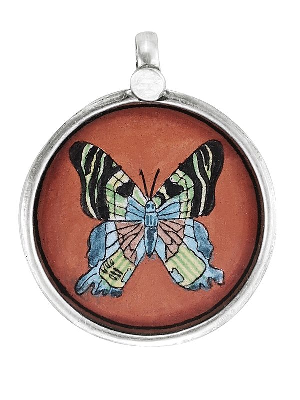 Sterling Silver Pendant with Butterfly Design