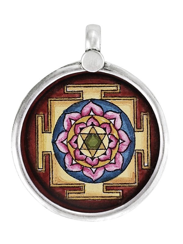 Yantra Sterling Silver Pendant