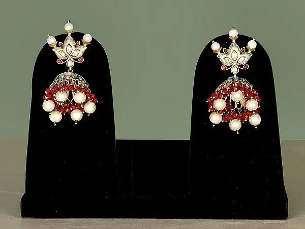 Designer Jhumka with Stone